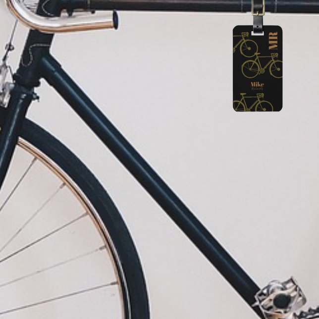 Etiqueta Para Maletas Bicicletas. Viaje en bicicleta (Subido por el creador)