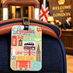 Etiqueta Para Maletas Bienvenido a Londres