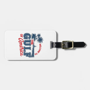 Etiqueta Para Maletas Bienvenidos al México inmigrante del Golfo de Amér