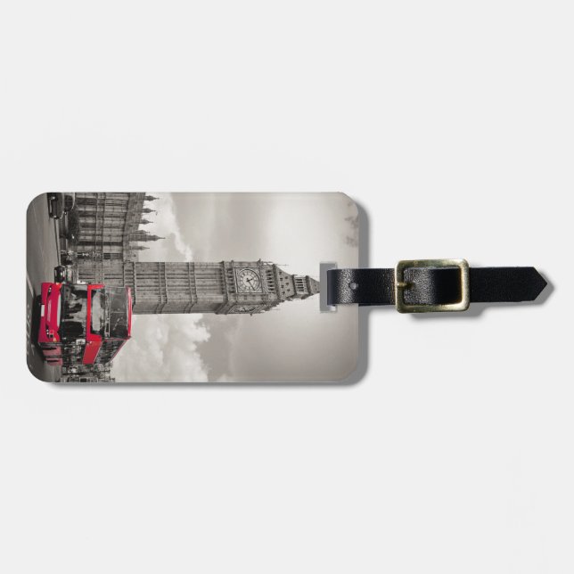 Etiqueta Para Maletas Big Ben London (Frente Horizontal)