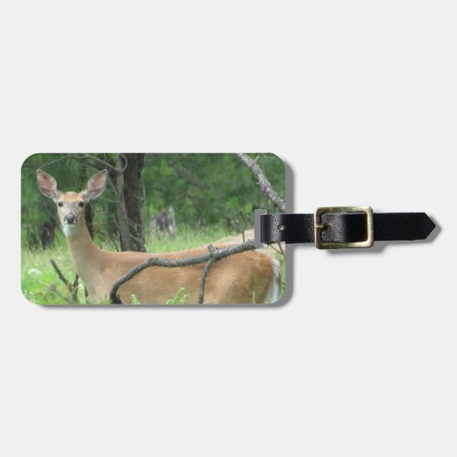 Etiqueta Para Maletas Big Ear Deer (Frente Horizontal)