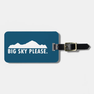 Etiqueta Para Maletas Big Sky Please