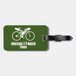 Etiqueta Para Maletas Bikepacking en el sendero de la madera de Oregón