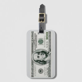 Etiqueta Para Maletas billete de US $100
