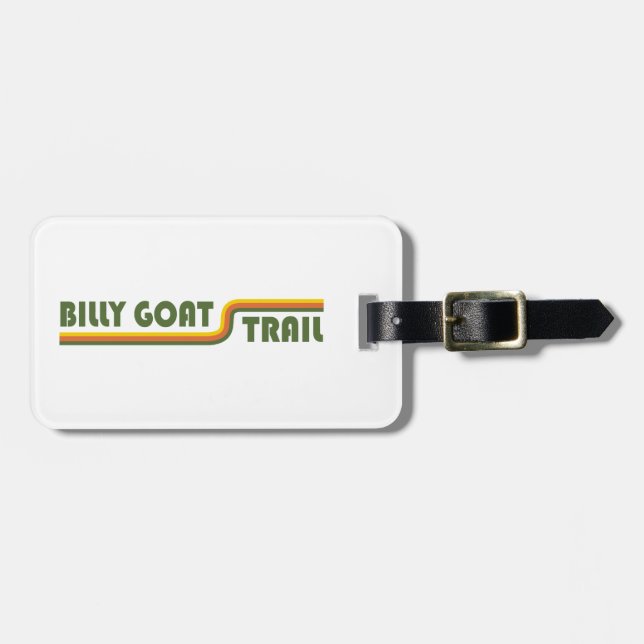 Etiqueta Para Maletas Billy Goat Trail Maryland (Frente Horizontal)