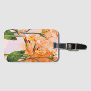 Etiqueta Para Maletas Birds of Paradise in Bloom