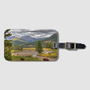Etiqueta Para Maletas Bisonte de Yellowstone