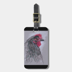 Etiqueta Para Maletas Black Australorp Hen