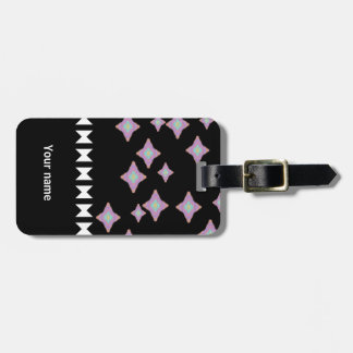 Etiqueta Para Maletas Black Luggage Tag with name tag