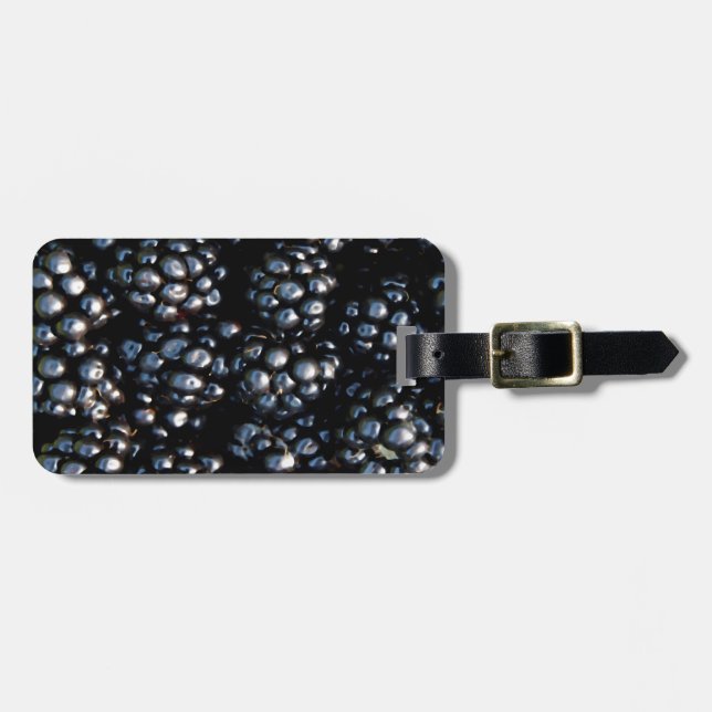 Etiqueta Para Maletas Blackberries (Frente Horizontal)