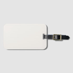 Etiqueta Para Maletas Blanco de lino, blanco roto