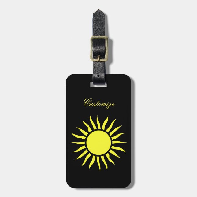 Etiqueta Para Maletas Blazing Sun Thunder_Cove (Frente Vertical)