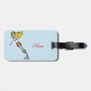 Etiqueta Para Maletas Blona crema de lona fina Thunder_Cove