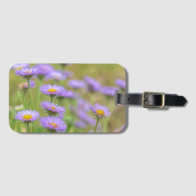 Etiqueta Para Maletas Blooming Seaside Daisies (Anverso horizontal)