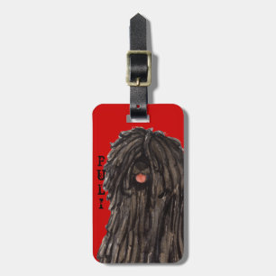 Etiqueta Para Maletas Bloque del color de Puli