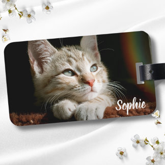 Etiqueta Para Maletas Bloque fotográfico mascota