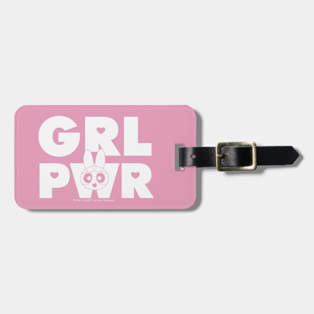 Etiqueta Para Maletas Blossom: Girl Power (Frente Horizontal)