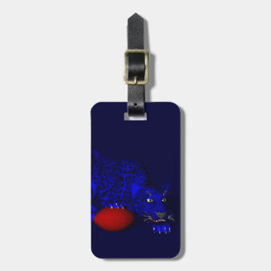 Etiqueta Para Maletas Blue Panther