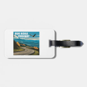 Etiqueta Para Maletas Blue Ridge Parkway Eagle