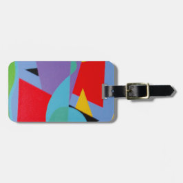 Etiqueta Para Maletas Blue Treble Clef Rhythm Luggage Tag