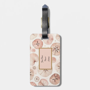 Etiqueta Para Maletas Blush Sand Dollar Beach