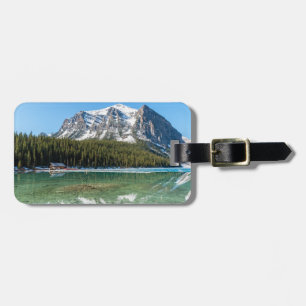 Etiqueta Para Maletas Boathouse al lado del lago Louise - Banff, Canadá