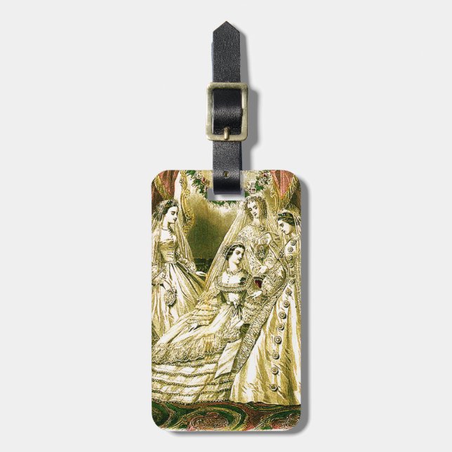 Etiqueta Para Maletas Boda de la vieja novia (Frente Vertical)