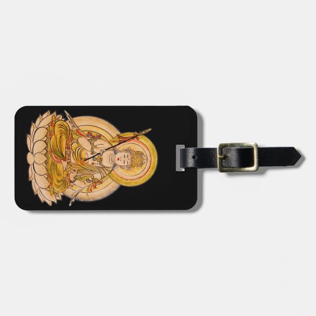 Etiqueta Para Maletas Bodhisattva Fine Art (Frente Horizontal)