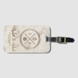 Etiqueta Para Maletas Boho Cruise Destination Wedding
