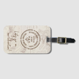 Etiqueta Para Maletas Boho Travel Adventure Boda
