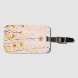 Etiqueta Para Maletas Boho Vintage Wildflowers