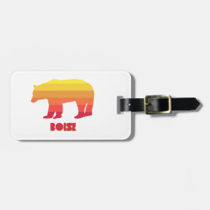 Etiqueta Para Maletas Boise Idaho Rainbow Bear