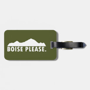 Etiqueta Para Maletas Boise Please