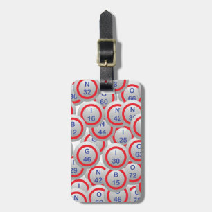 Etiqueta Para Maletas Bolas de Bingo