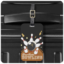 Etiqueta Para Maletas Bolas de bolas de Bowler personalizadas