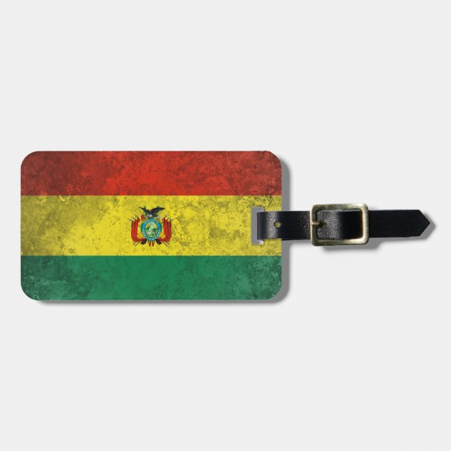 Etiqueta Para Maletas Bolivia (Frente Horizontal)