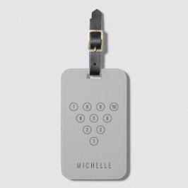 Etiqueta Para Maletas Bolsa de boliche de 10 pines para deportes persona