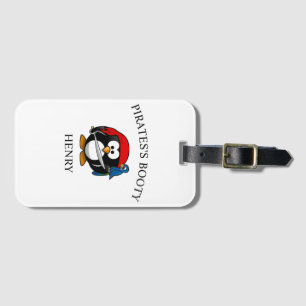 Etiqueta Para Maletas Bolsa de cumpleaños pirata - Favoritos de cumpleañ