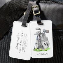 Bolsa de golf de Monograma