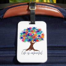 Bolsa reutilizable del árbol de salpicaduras de pi
