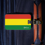 Etiqueta Para Maletas Bolsas de equipaje de Bolivia, bandera patriótica<br><div class="desc">Etiqueta del equipaje: maleta de vacaciones de Bandera Boliviana y Bolivia,  etiquetas de equipaje - amor a mi país,  viajes,  patriotas nacionales / hinchas deportivos</div>