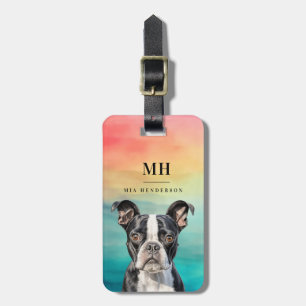 Etiqueta Para Maletas Bolsas de equipaje del territorio de Boston