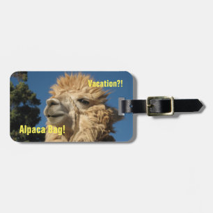 Etiqueta Para Maletas Bolso de la alpaca