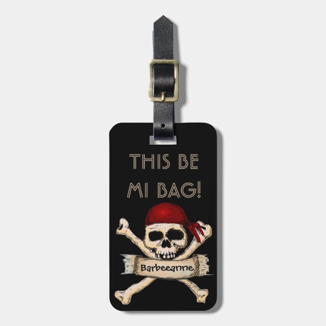 Etiqueta Para Maletas Bolso del MI (Frente Vertical)