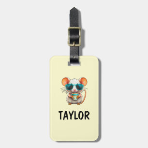 Etiqueta Para Maletas Bolso Mochila Divertido Personalizado Colorido par