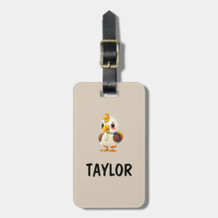 Etiqueta Para Maletas Bolso Mochila Divertido Personalizado Colorido par