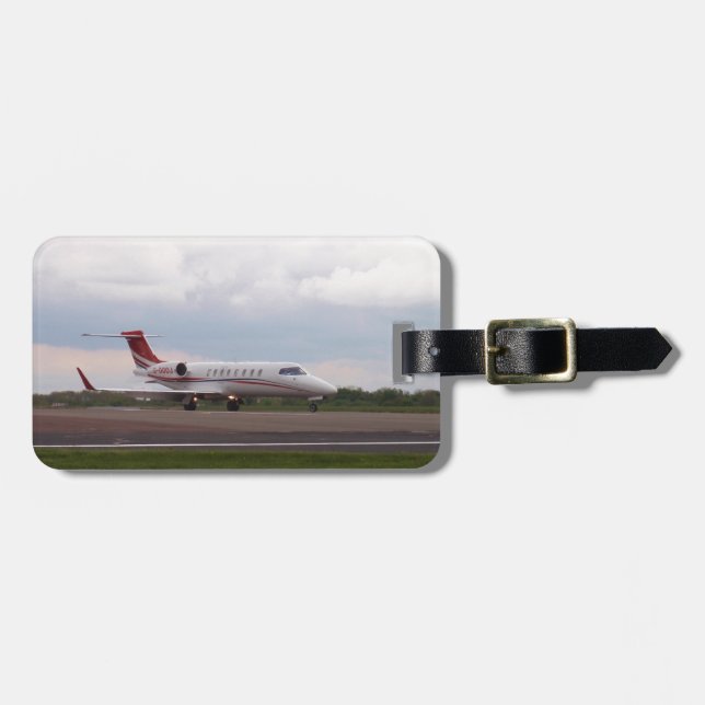 Etiqueta Para Maletas Bombardier Lear Jet 45XR (Frente Horizontal)
