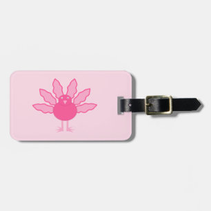 Etiqueta Para Maletas Bonito Niña Bebé Rosa Agradecimiento Personalizado