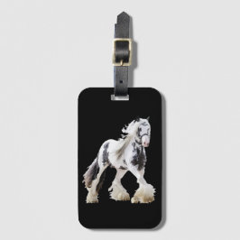 Etiqueta Para Maletas Borrador de caballos Gypsy Mare Stallion