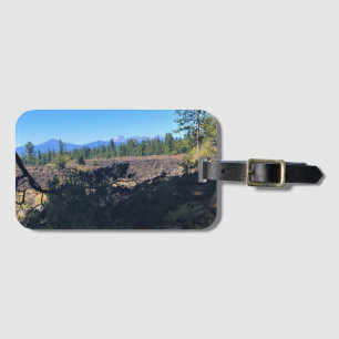 Etiqueta Para Maletas Bosque de cuenca de lava, O